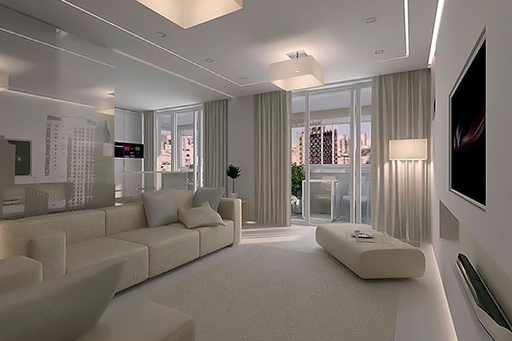 Красивые дизайн-проекты больших квартир в современном стиле: фото от фирмы Интерьер от А до Я