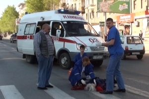 «Тойота» сбила насмерть пенсионерку на пешеходном переходе в Новосибирске (фото)