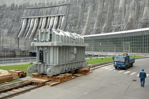Новый силовой трансформатор доставлен на Саяно-Шушенскую ГЭС