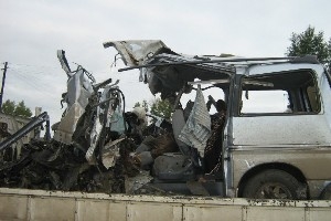 Семья из четырех человек погибла в Приангарье при столкновении микроавтобуса с грузовиком