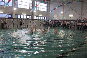 Один из пятисот бассейнов «Единой России» открылся в Новосибирском университете экономики и управления