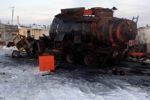 Взрыв бензовоза произошел в селе под Томском, от ударной волны пострадал водитель