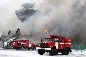 Вопрос о восстановлении сгоревшего красноярского аэропорта будет решен в течение двух-трех месяцев