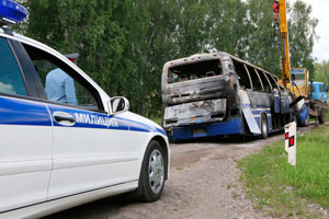 «Томские новости»: Водитель автобуса, сгоревшего под Новосибирском, не может найти свидетелей своей невиновности