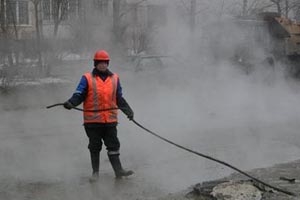 Девять тысяч человек остались без отопления и горячей воды из-за порыва трубопровода в Новосибирске
