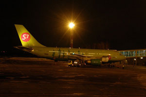 S7 Airlines перенесла утренний рейс из Новосибирска в Москву с 07:40 на 06:20