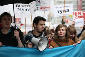 «Цензура допикалась, ей устроили тёмную»: Монстрация-2012 в Новосибирске (фото)