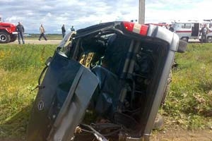 Одна из пострадавших в аварии с автобусом в Иркутской области умерла в больнице — МВД