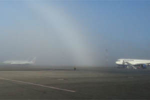 Восемь рейсов задержались в новосибирском аэропорту «Толмачёво» из-за тумана