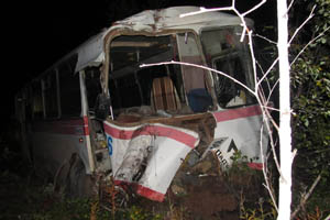 21 человек пострадал в ДТП с пассажирским автобусом в Иркутской области (фото)
