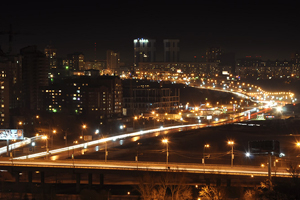 Мэр Новосибирска одобрил подсветку третьего моста через Обь стоимостью до 15 млн рублей