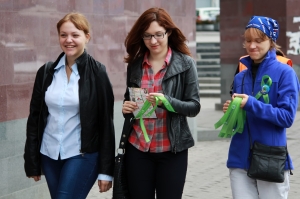 Новосибирские волонтёры получили «Зелёные ленты»