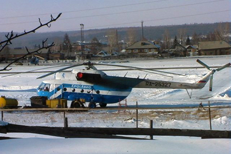 Вертолет Ми-8 упал в Красноярском крае из-за снежного вихря, один человек погиб