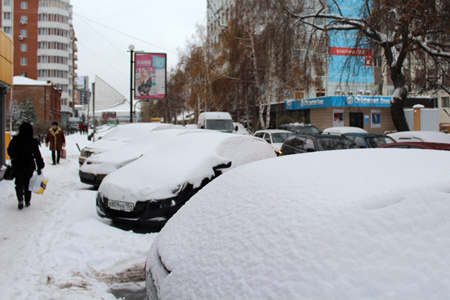 Количество пробок сократилось в Новосибирске из-за морозов 