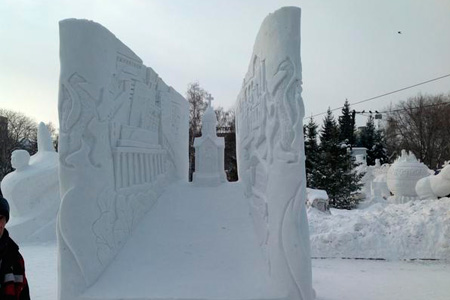 Новосибирцы взяли главный приз XIII Международного фестиваля снежных скульптур