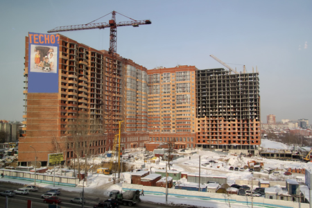Ввод жилья в Новосибирске в первом квартале 2013 года вырос на 50%