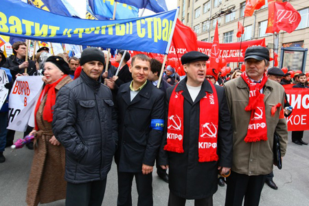 КПРФ, ЛДПР и нацдемы проведут совместный первомайский митинг в Новосибирске