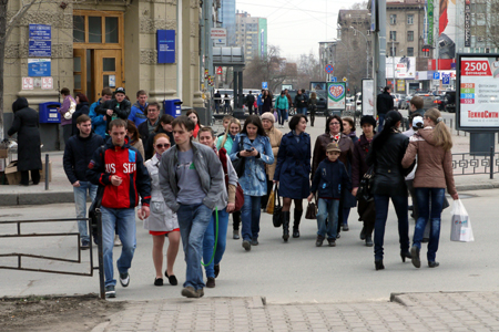 Гражданские активисты нашли улицу Ленина в Новосибирске некомфортной для пешеходов