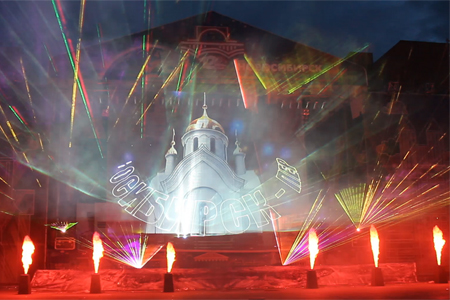 Альфа-Банк подарил новосибирцам 3D лазерное шоу, посвященное 120-летию любимого города