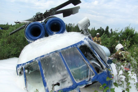 Уголовное дело возбуждено по факту падения Ми-8 в Томской области