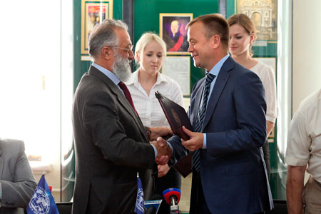 Ерощенко и Чилингаров договорились о сотрудничестве РГО и Иркутской области