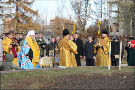 Красноярцы построят в парке «Гвардейский» к 70-летию Победы храм памяти сотрудников ФСБ