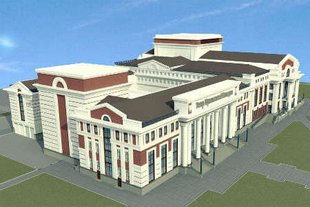 Проект здания новосибирского театра музкомедии отправлен на госэкспертизу