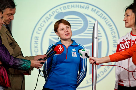 Эстафета олимпийского огня «Сочи 2014» стартовала в Новосибирске