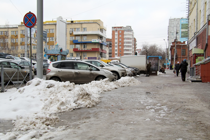 Новосибирских водителей будут предупреждать об уборке улиц от снега