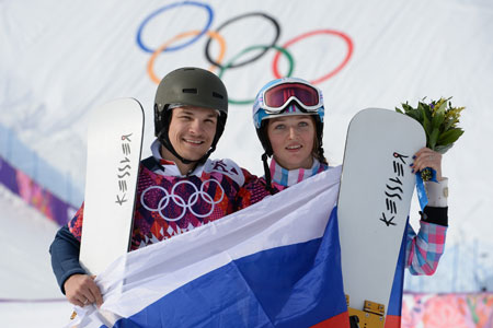 Супруги-сноубордисты из Сибири завоевали золото и бронзу на Олимпиаде-2014