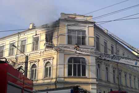 Пожар в здании штаба 29-й общевойсковой армии в Чите произошел из-за замыкания
