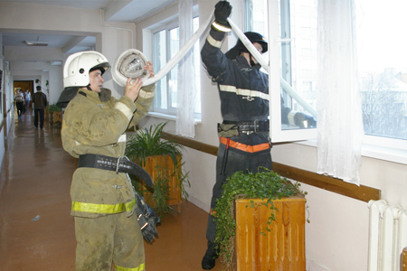 Пожар произошел в иркутской областной больнице 