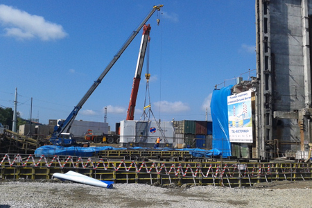 Строители начали монтаж основного оборудования на ТЭЦ «Восточная»