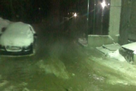 Жилой квартал в центре Новосибирска остался без воды в 30-градусные морозы