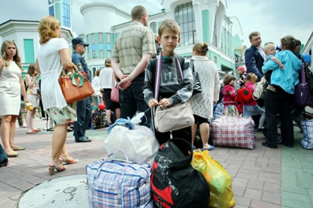 Власти ждут второй волны украинских беженцев в Новосибирске