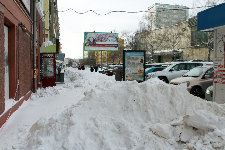 Городецкий поставил «двойку» за уборку снега в Новосибирске