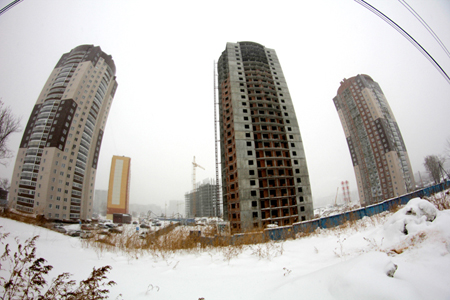 Объемы сданного в эксплуатацию жилья в Новосибирске выросли на 66%