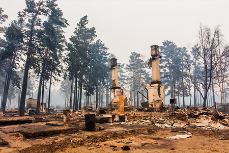 Площадь лесных пожаров в Забайкалье увеличилась до 189 тыс. га