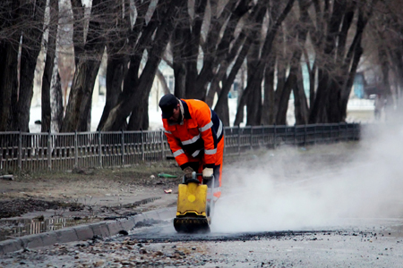 Выполнена треть от запланированного ремонта дорог в Новосибирске