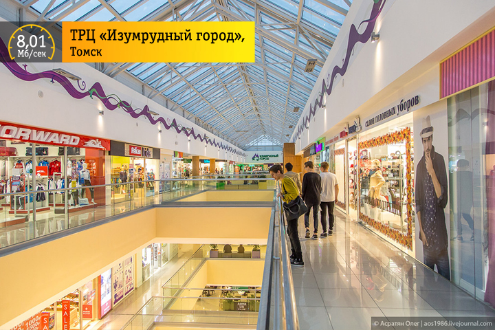 «Сибирские скорости»: изумрудный торговый город Томска