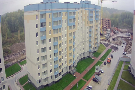 158 семей станут новоселами жилого дома на улице Рассветной в Кольцово уже в октябре