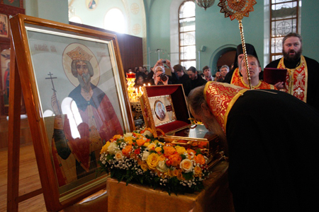 Мощи князя Владимира выставят для поклонения в Новосибирске