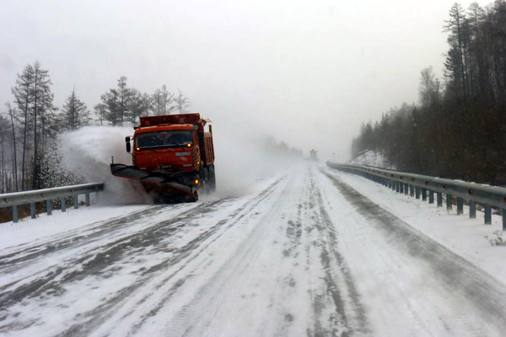 Транспортное сообщение с Читой ограничено из-за снегопада