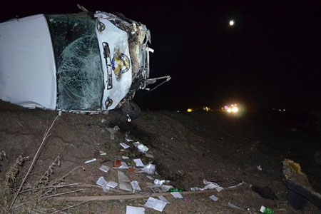 Три человека погибли, семеро пострадали в аварии с маршруткой в Иркутской области 