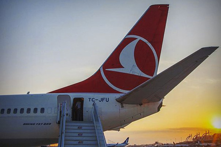 Рейс Turkish Airlines на сутки задержали в Новосибирске из-за неисправности самолета