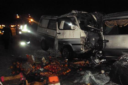 Семь человек погибли при столкновении двух микроавтобусов в Иркутской области
