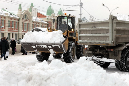 Власти Новосибирска отчитались об объемах вывезенного снега