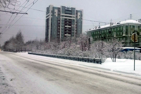 Новосибирские пробки не превысили 6 баллов после очередного снегопада