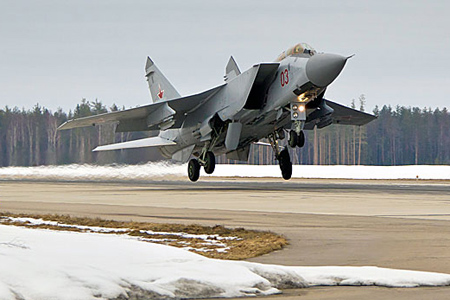 Истребитель МиГ-31 разбился в Красноярском крае 