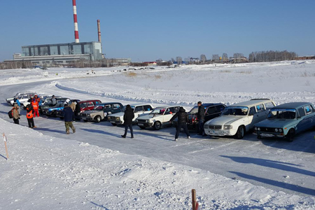 Автодром «Сибирское кольцо» продолжил серию зимних автогонок 